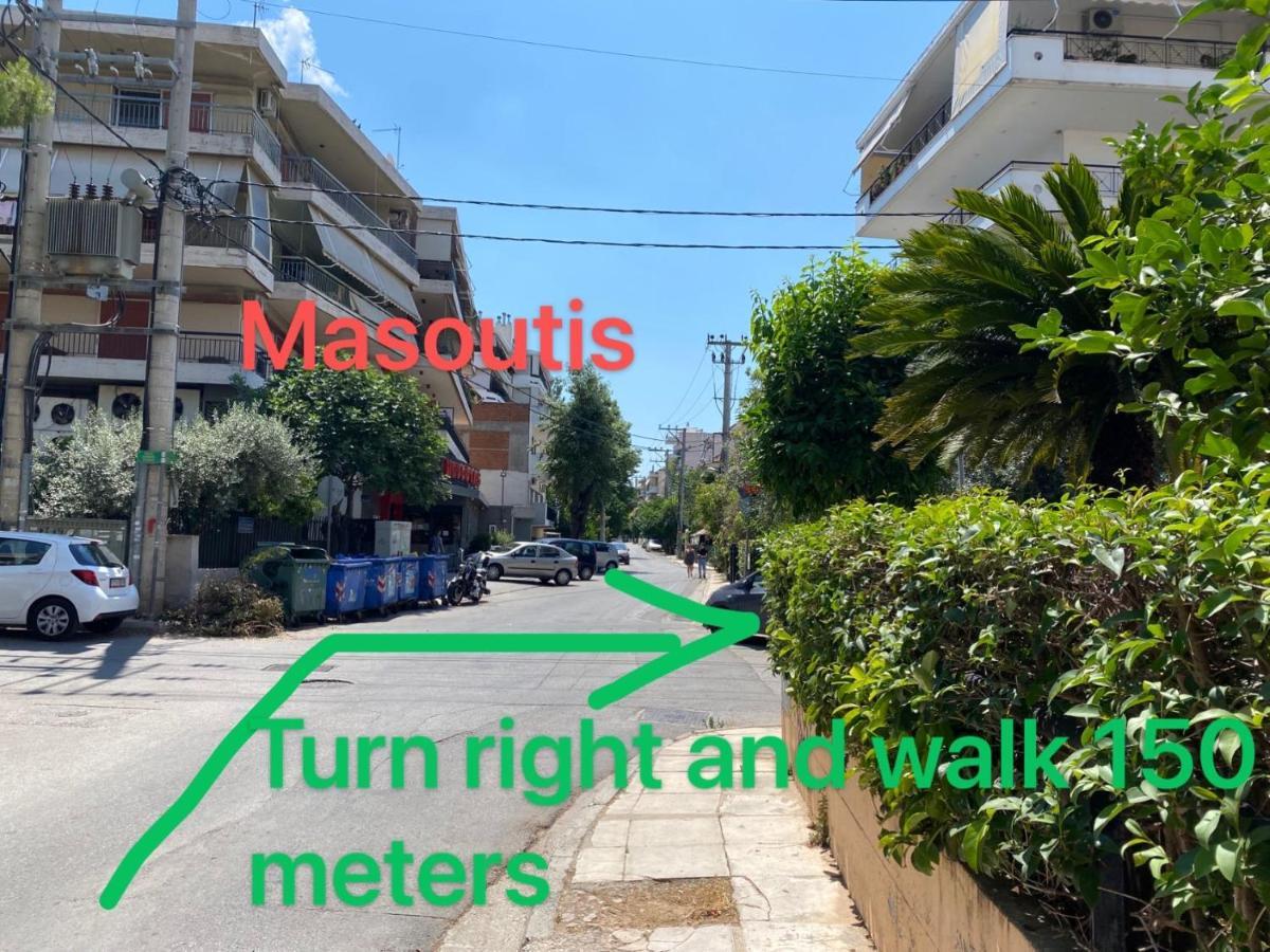 星空露台公寓：机场附近的宽敞三卧套房 Athens Exterior photo