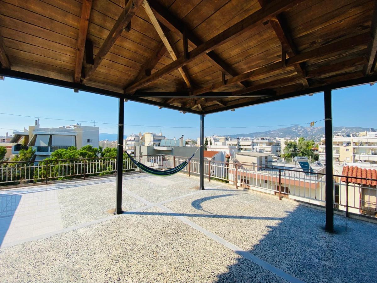 星空露台公寓：机场附近的宽敞三卧套房 Athens Exterior photo
